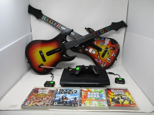 Pacchetto console guitar hero - console,
